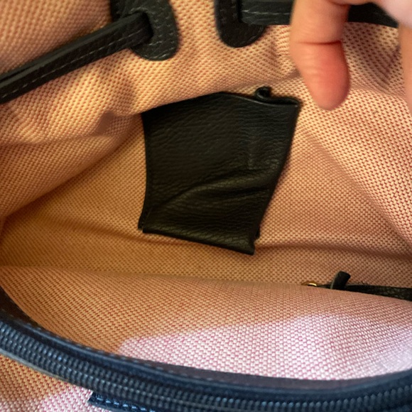 Dooney & Bourke Dark Blue Leather Shoulder Bag - Picture 7 of 10